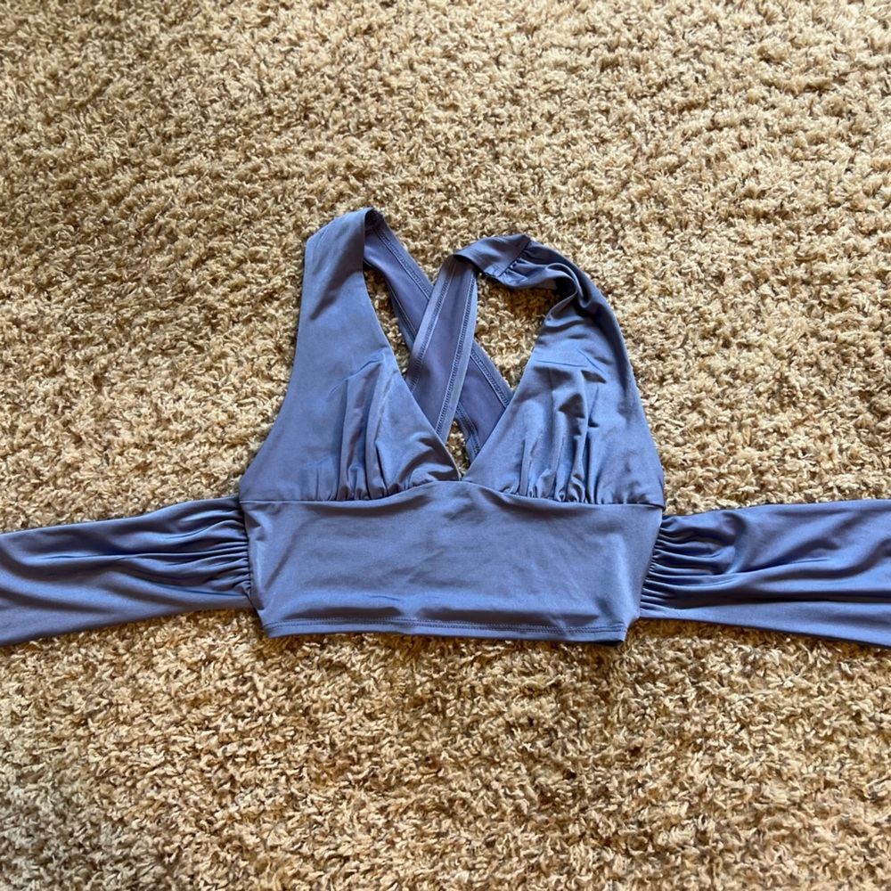 UO, purple crop, size XS